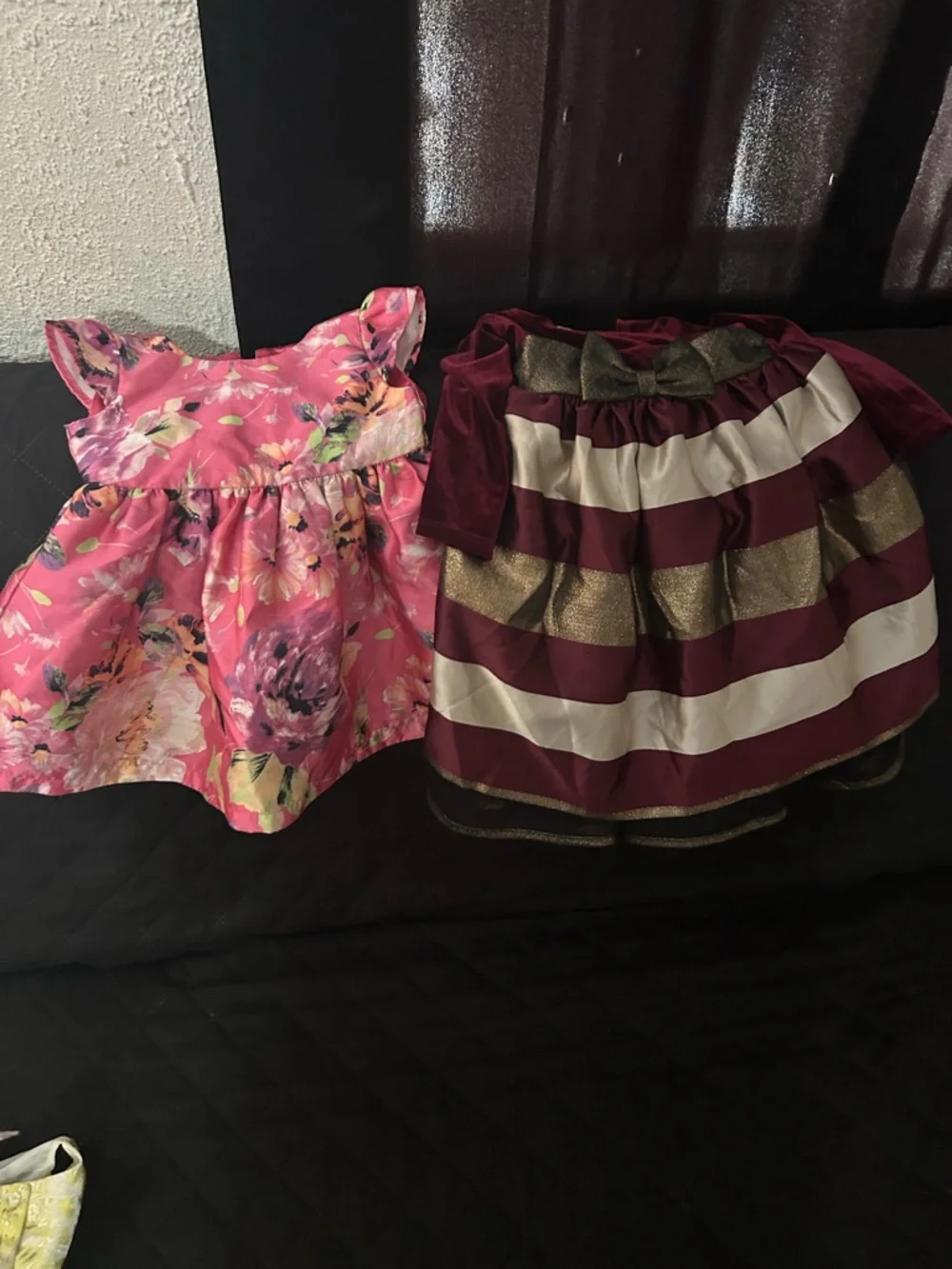 The Children's Place Pink Floral Ruffle Sleeve Top